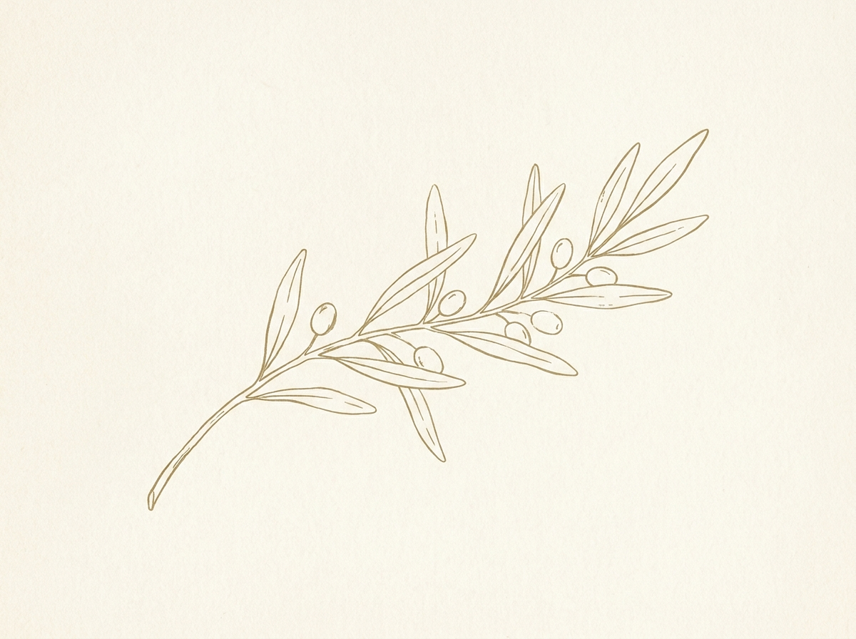 A quiet branch with soft light, representing peace
